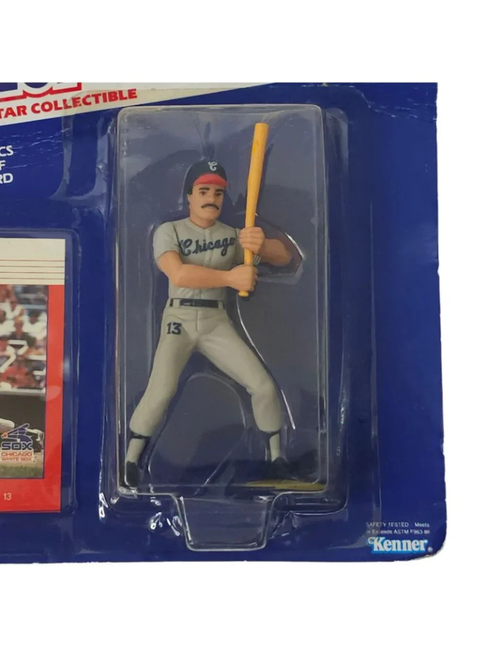 1988 Kenner Starting Lineup Ozzie Guillen Chicago White Sox MLB Figure Card NOC